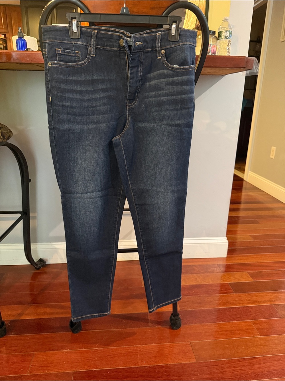 Jessica Simpson Straight-Leg Dark Blue Jeans